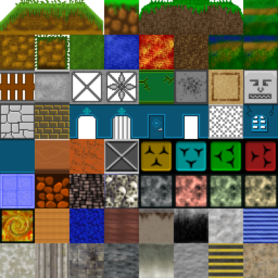 Sample atlas texture
